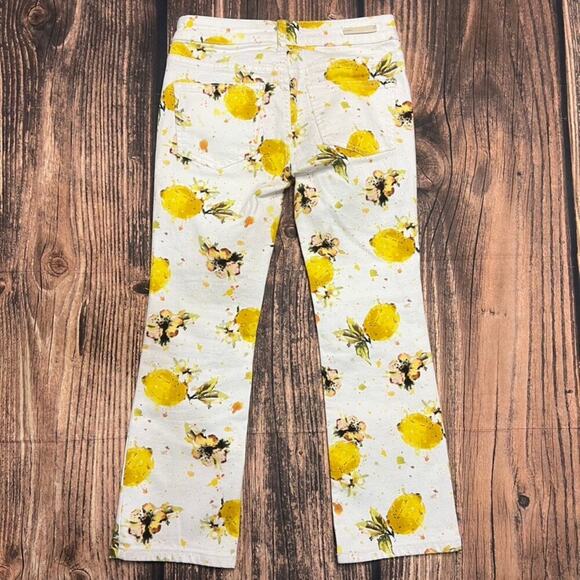 Anthropologie Pilcro Women's Floral High Rise Bootcut Jeans Size‎ 24 Petites - Picture 5 of 5